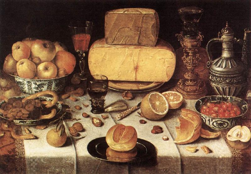 GILLIS, Nicolaes Laid Table dfh Germany oil painting art